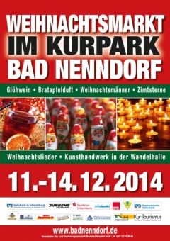 Plakat - 2014 Weihnachtsmarkt Bad Nenndorf